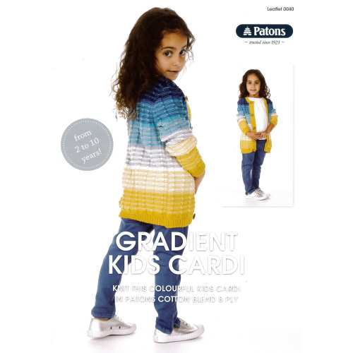 Gradient Kids Cardi