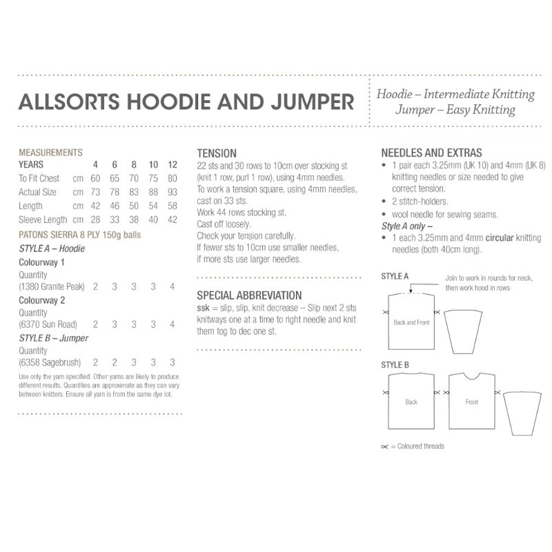 0056 Allsorts Hoodie and Jumper