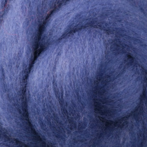 Corriedale Slivers - Blueberry
