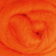 Corriedale Slivers - Orange