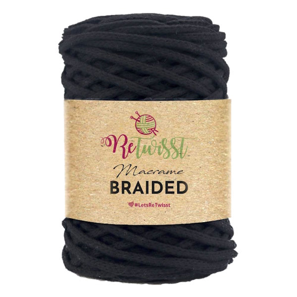 Macrame Braided - Black