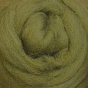 Corriedale Slivers - Olive