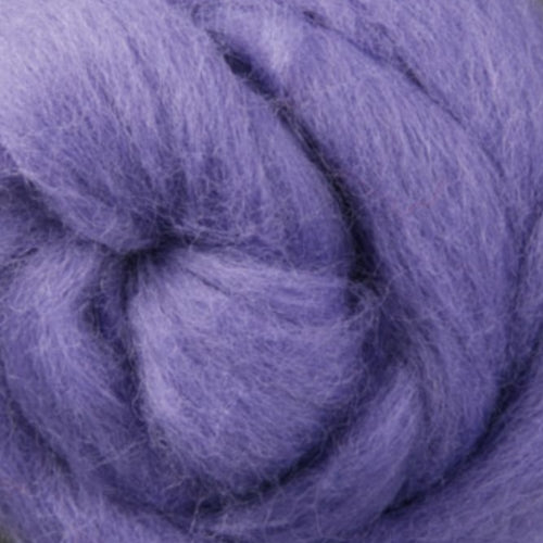 Corriedale Slivers - Lilac