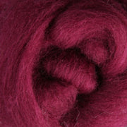Corriedale Slivers - Raspberry