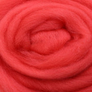 Corriedale Slivers - Coral