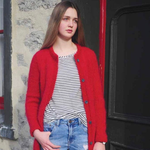 Long Mohair Cardigan