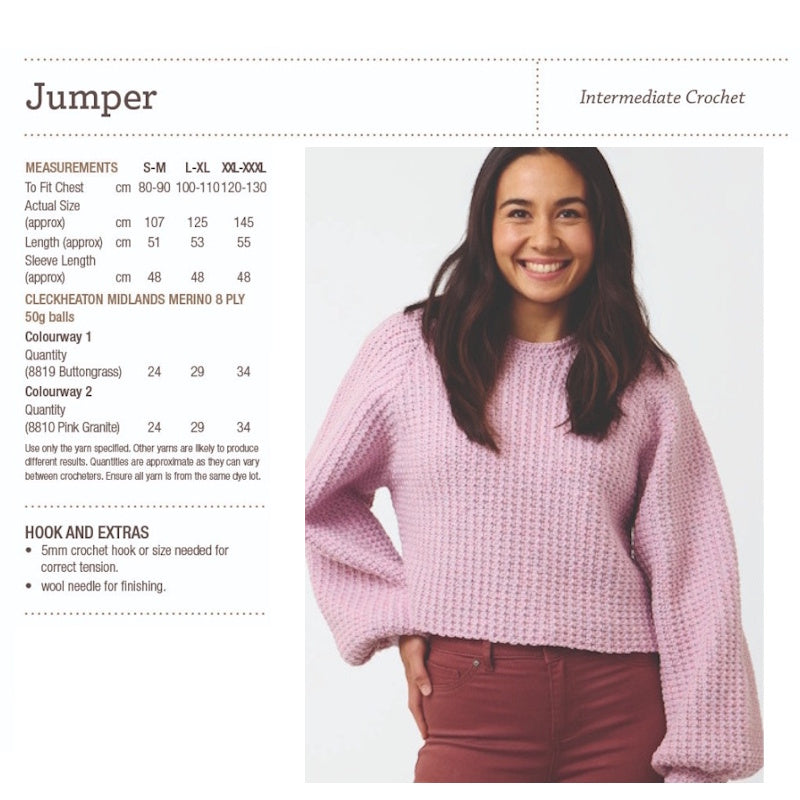 Bella Crochet Jumper
