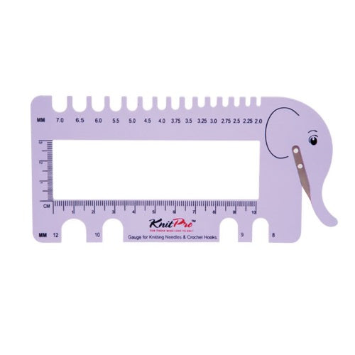 needle Gauge and Cutter - Lilac
