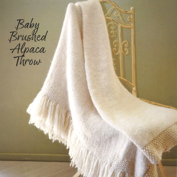 Baby Brushed Alpaca Throw