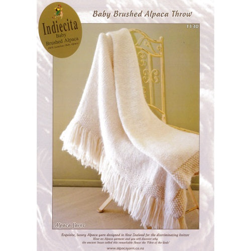 Baby Brushed Alpaca Throw