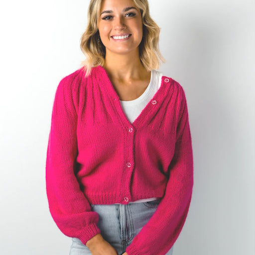 Yoke Sweater or Cardigan