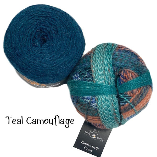 Bonnie Cowl Kit - Teal Camoflage