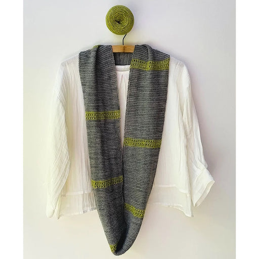 Cowl with Lace stripe