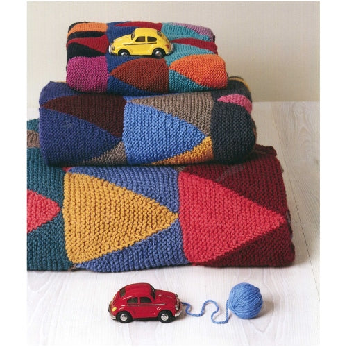 Easy Garter Stitch Triangle Rug