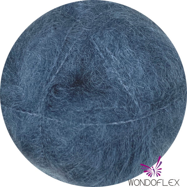 Brushed Mohair - Denim