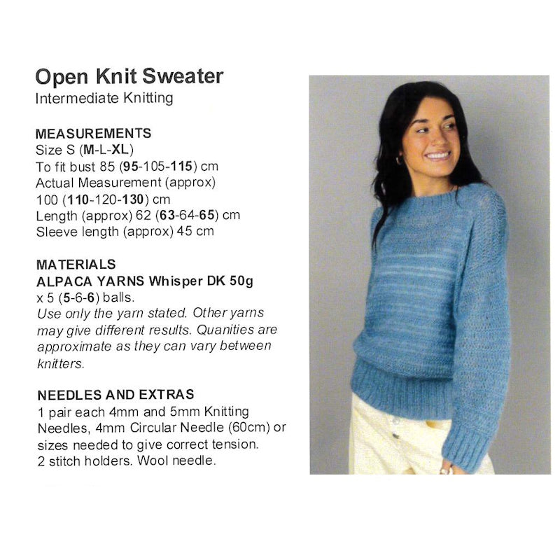 Open Knit Sweater