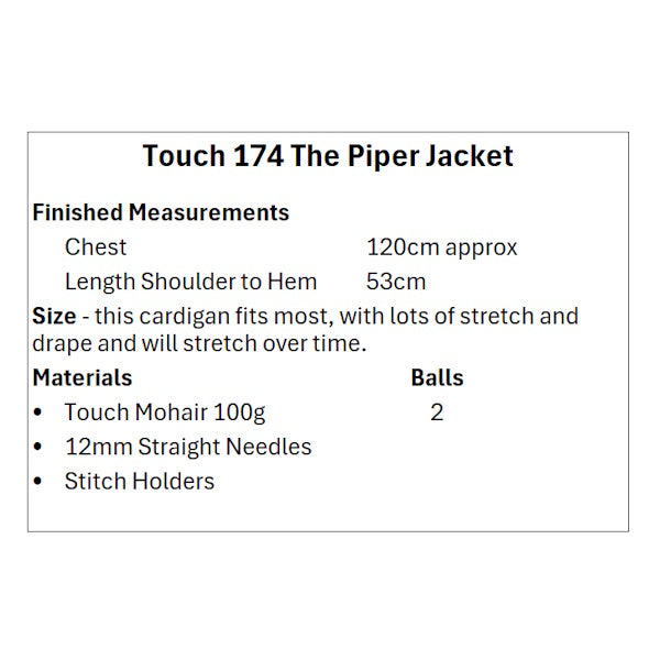 TY174 Requirements