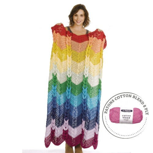 1  Rainbow Chain Throw