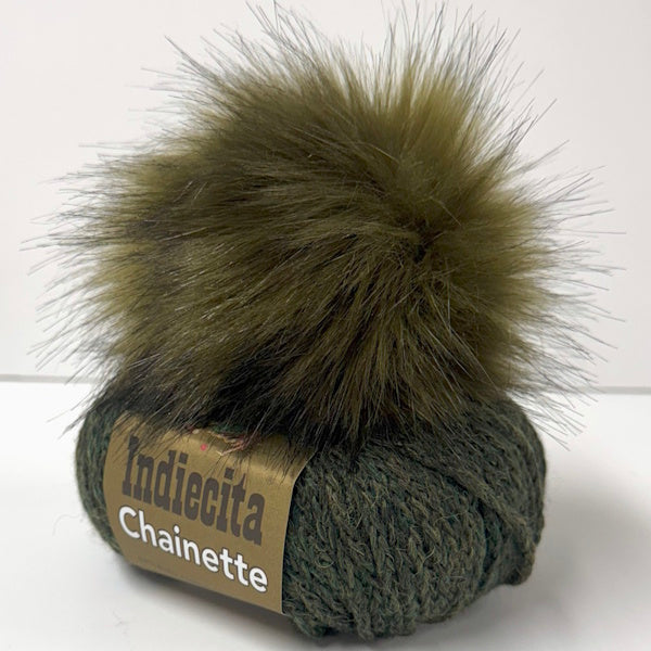 Ribbed Alpaca Beanie Kit - Pine