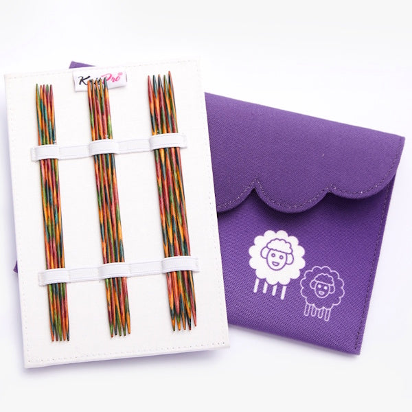 Symfonie Double Pointed Needle Set 15cm FIVE sizes