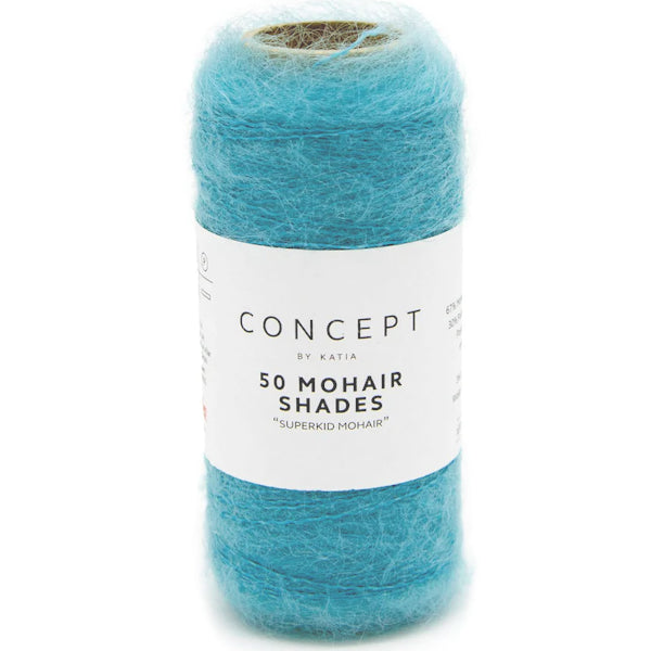 50 Mohair Shades - Aqua
