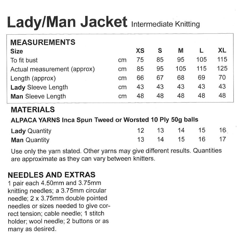 Lady or Man Jacket