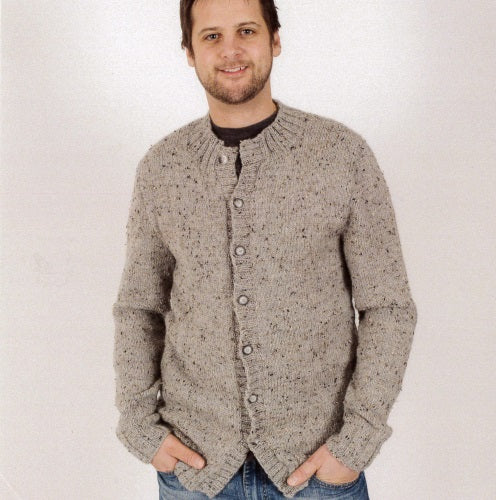 Mans Rib Cardigan