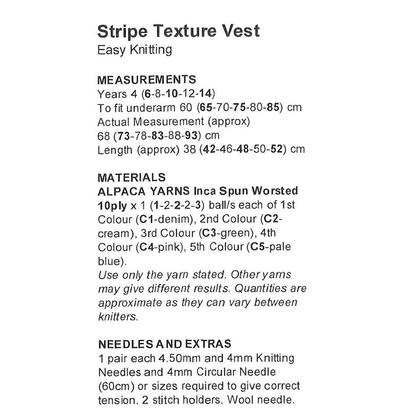 Stripe Texture Vest
