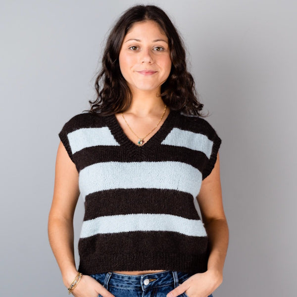 Stripe V Vest
