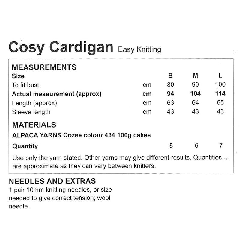Cosy Cardigan