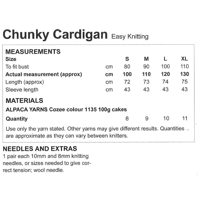 Chunky Cardigan