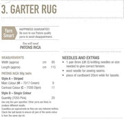 Requirments for Inca Rug