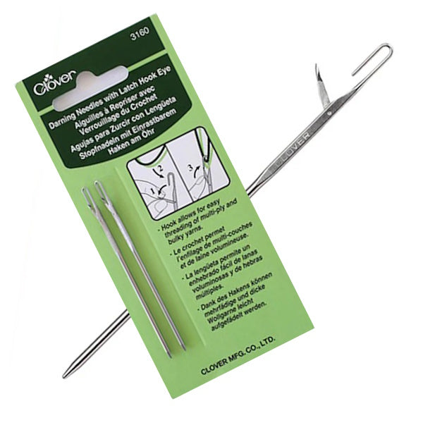 Darning Needle with Latch Hook