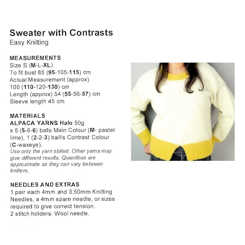Sweater with Contrasts