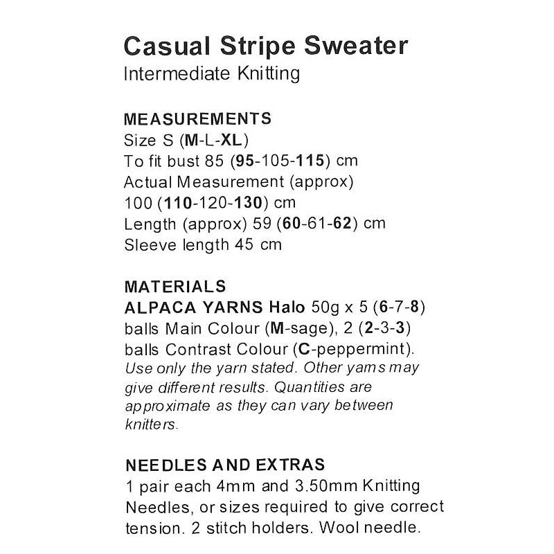 Casual Stripe Sweater