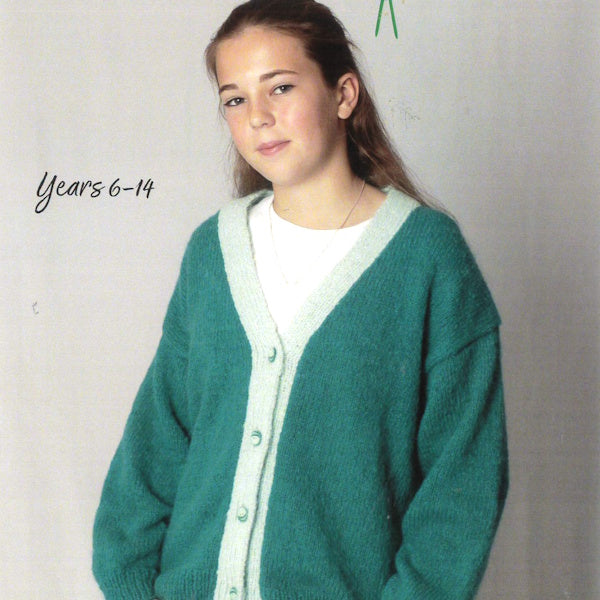 Contrast Band Cardigan