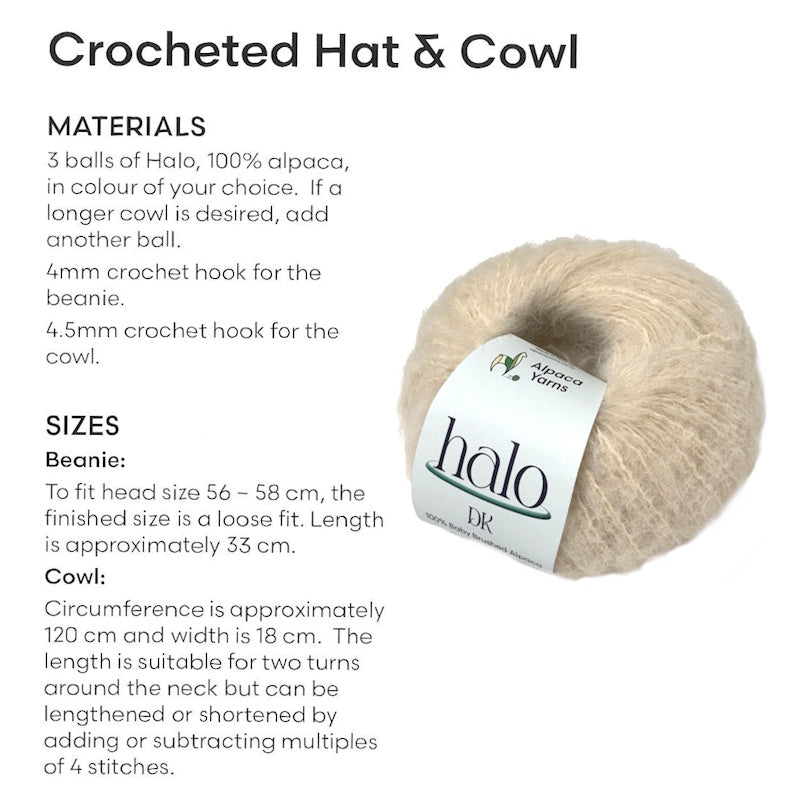 Crochet Hat & Cowl