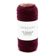 50 Mohair Shades - Burgundy