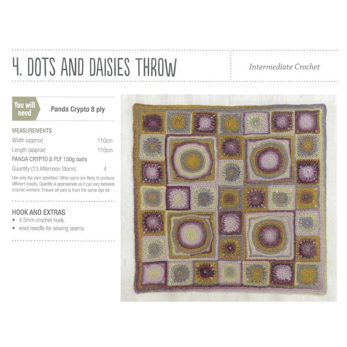 4 Dots and Daisies Throw