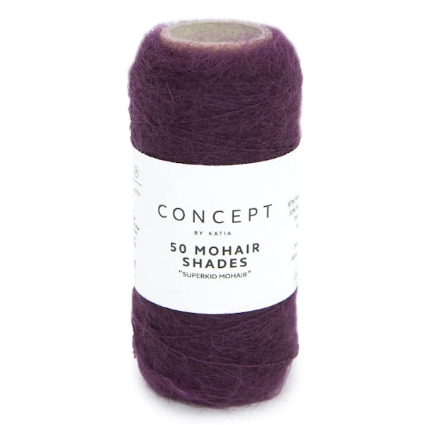 50 Mohair Shades - Aubergine