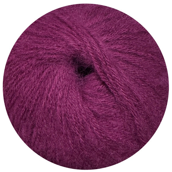 Baby Brush Alpaca - Dark Cherry