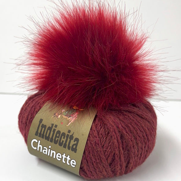 Ribbed Alpaca Beanie Kit - Mahogany