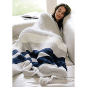 Striped Garter Stitch Throw