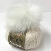 Ribbed Alpaca Beanie Kit - Snow Queen