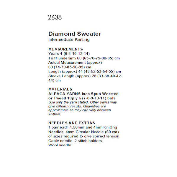 Diamond Sweater