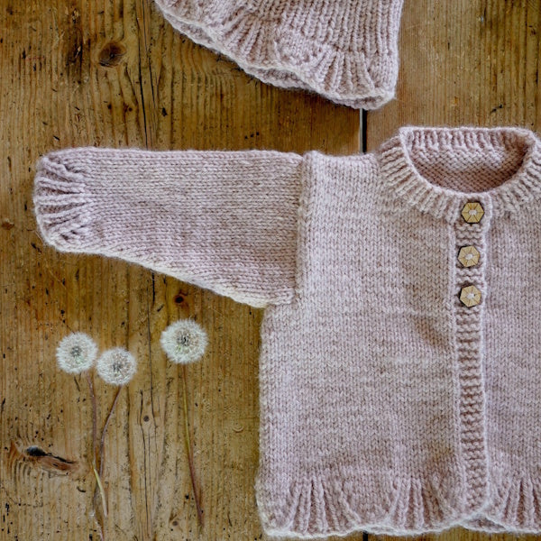 Poppy Cardi and Hat