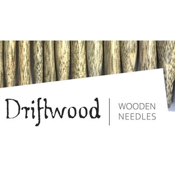 Interchangeable Needle Set - 5" Driftwood Cacao Denim - 12 pairs of IC Tips
