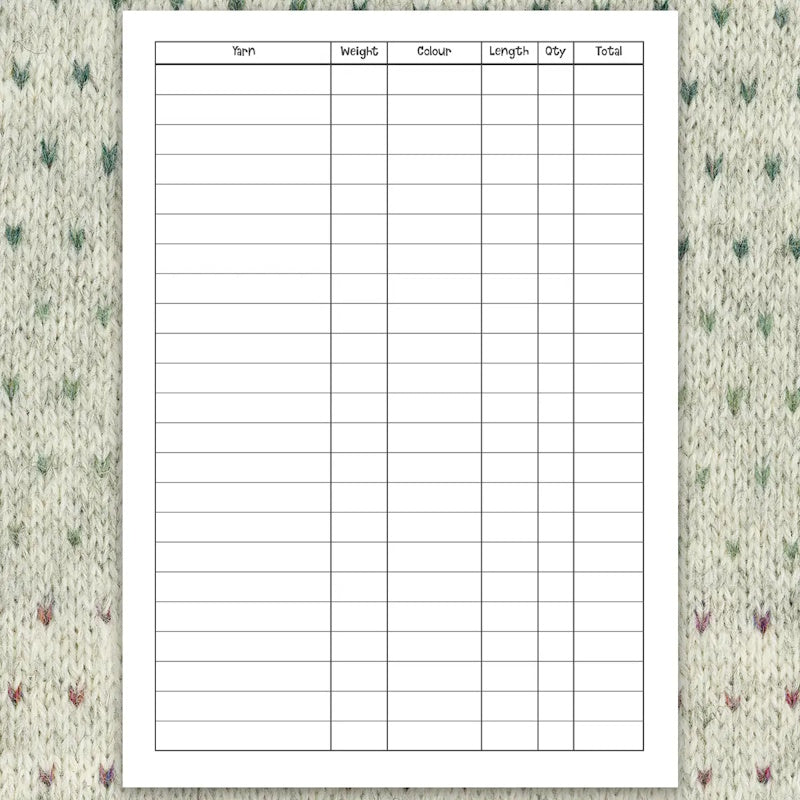 Stash Notes Booklet