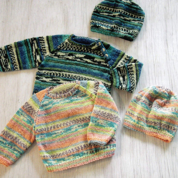 Raglan Sweater and Hat