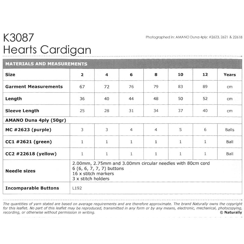 Hearts Cardigan